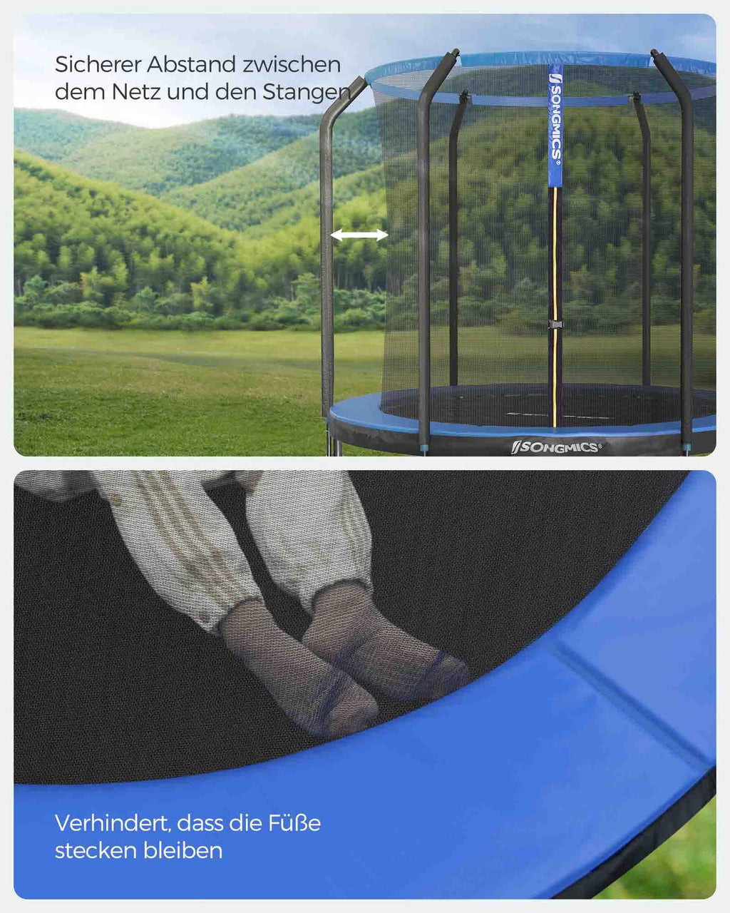Trampoline - Ø 244 cm - with safety net
