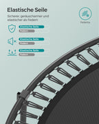 Trampoline - Ø 366 cm - with zipper - sea blue