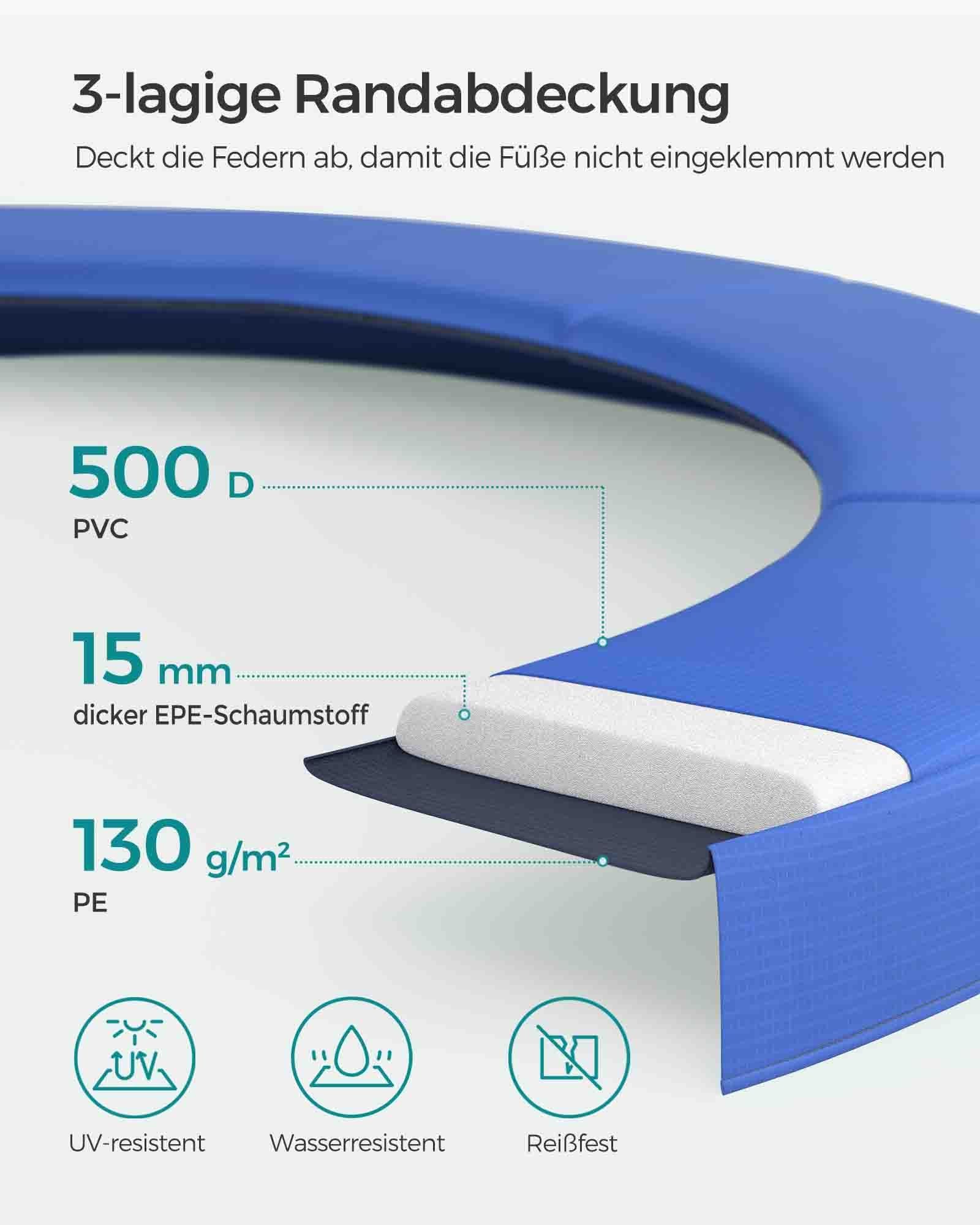 Garden trampoline - with safety net - Ø 366 cm