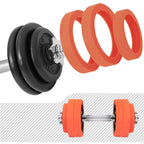 Halters - Adjustable Dumbbell set - 25 kg - Orange