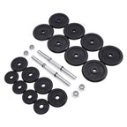 Dapper set - Cast iron - Dumbbell set - Adjustable - 60 kg - Home Gym