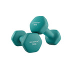 Halters - 2 weights of 3 kg - Halter set - Light blue