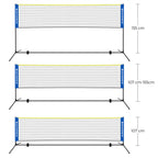 BadmintonNet - Easy to assemble - adjustable in height