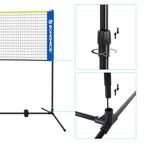 BadmintonNet - Easy to assemble - adjustable in height