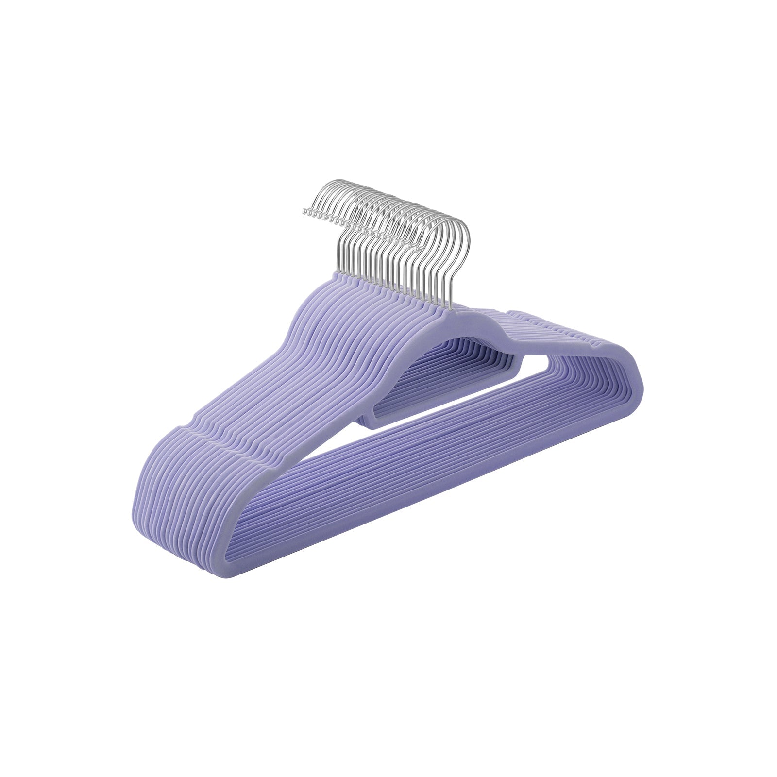 Clothing hangers - velvet - anti -slip - set of 20