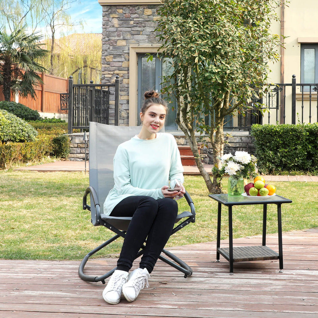 Swing garden chair - Gray