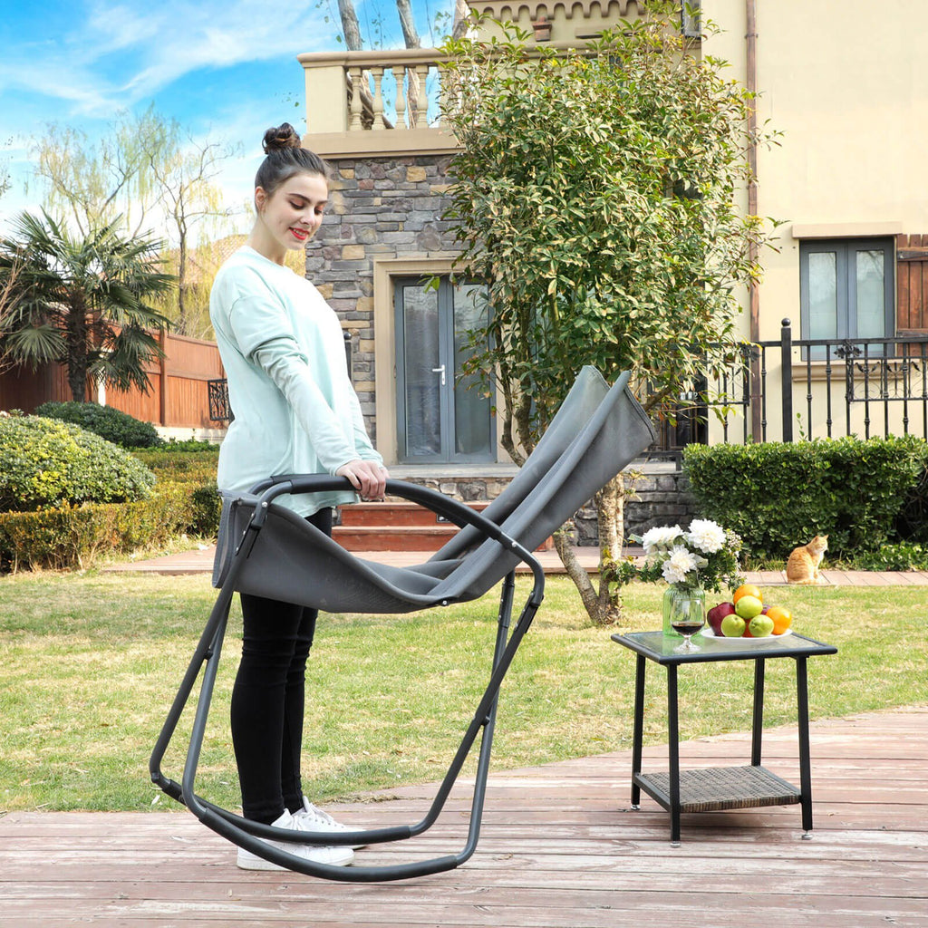 Swing garden chair - Gray