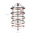 Jewelry rack - 4 -layer standard - Jewelry rack - copper color