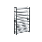 Shoe rack - 8 levels - Stackable shoe storage - 2 x 4 levels