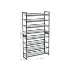Shoe rack - 8 levels - Stackable shoe storage - 2 x 4 levels