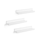 Bookshelves - Floating - Set of 3 - High Gloss White