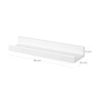 Bookshelves - Floating - Set of 3 - High Gloss White