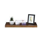 Floating plank - Wood look - 60 x 20 x 3.8 cm - Brown
