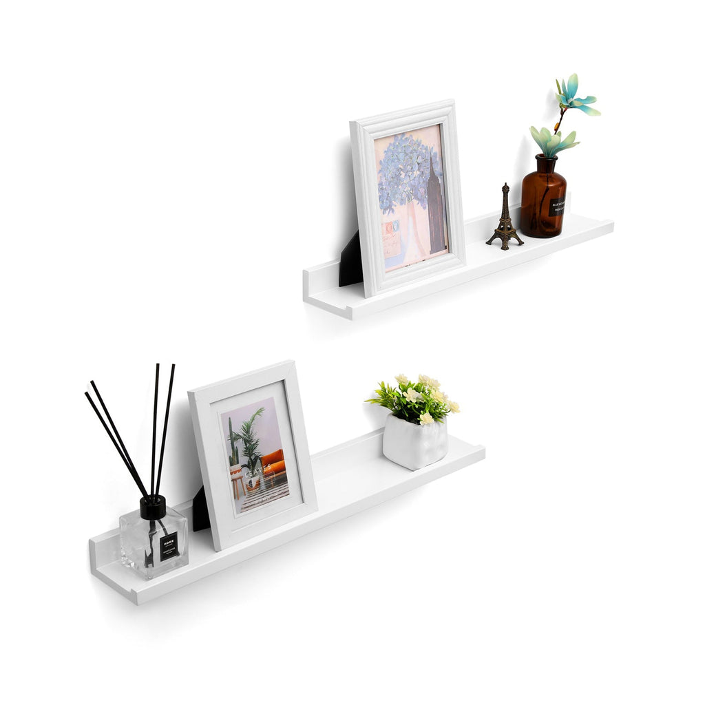 Floating planks - Set of 2 - Glossy White