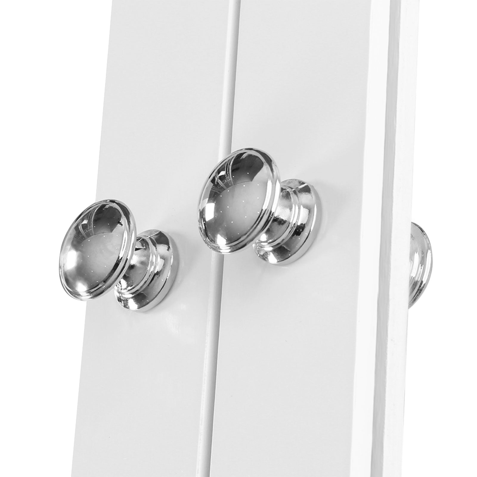 Mirror cabinet - Wall cabinet - Double door - Wood - White