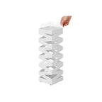 Umbrella holder - Square Design - With Water Collection - White