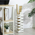 Umbrella holder - Square Design - With Water Collection - White