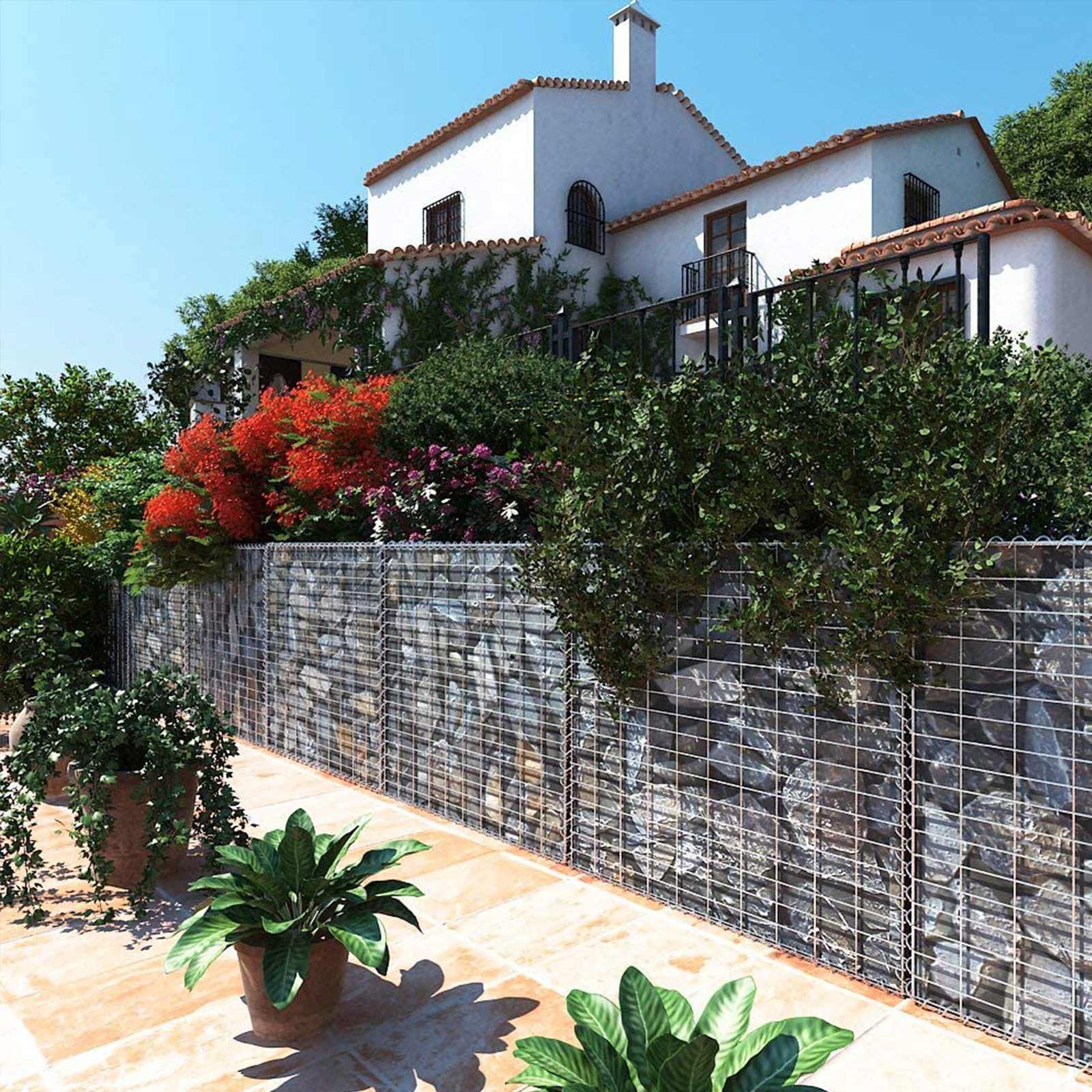 Steenkorf - Gabion - Wire High - Stainless Steel - 100 x 80 x 30 cm