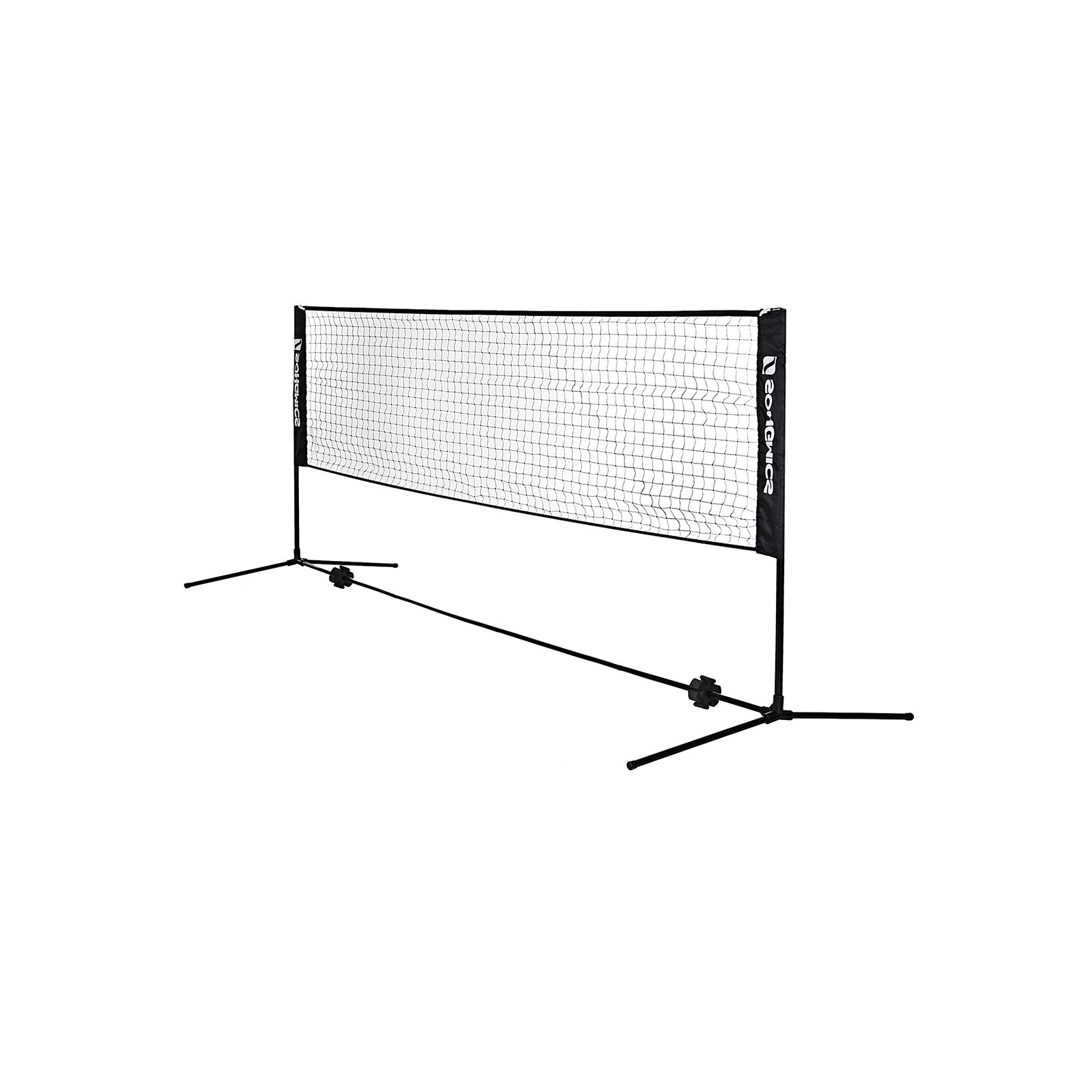 Badmintonnet - height adjustable - Tennisnet Standard - Black