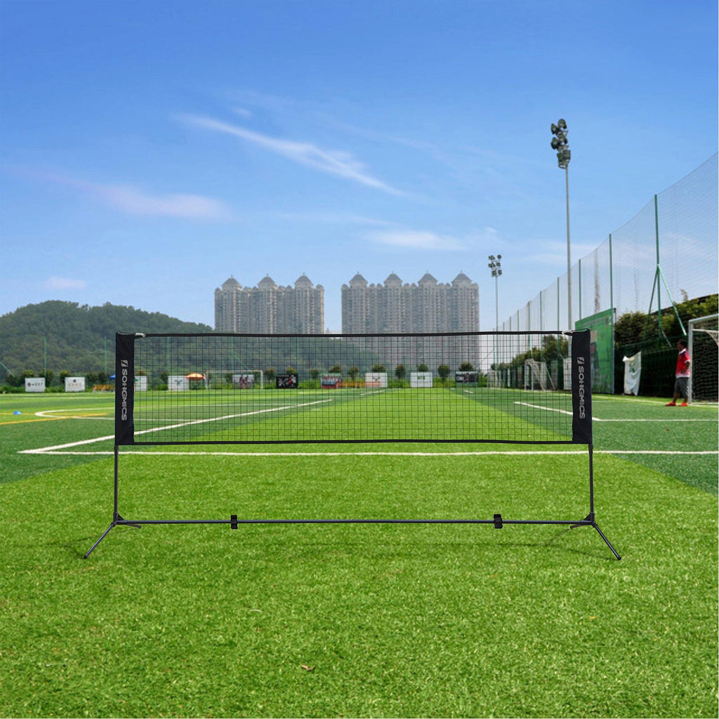 Badmintonnet - height adjustable - Tennisnet Standard - Black