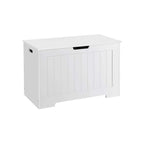 Bench with storage space - Shoe bench - Toy box - Storage cabinet - White