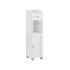 Toilet cupboard - Bathroom cabinet - With adjustable board - Waterproof legs - White