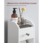 Toilet cupboard - Bathroom cabinet - With adjustable board - Waterproof legs - White