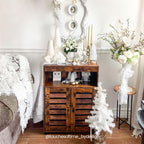 Storage cabinet - with slat doors