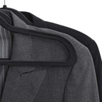 Clothing hangers - Plastic clothing hangers - Set of 30 - Black