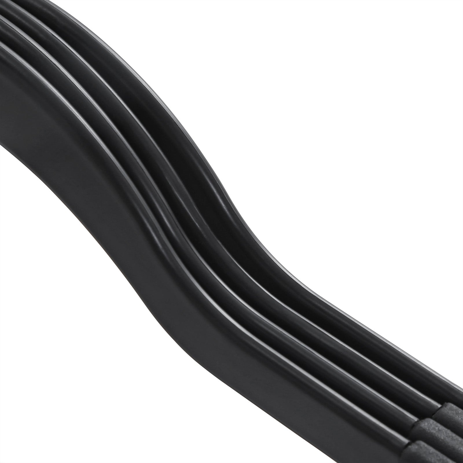 Clothing hangers - Plastic clothing hangers - Set of 30 - Black