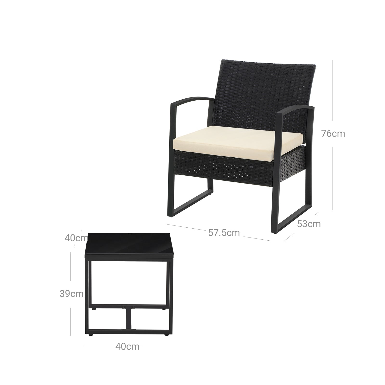 Garden furniture set