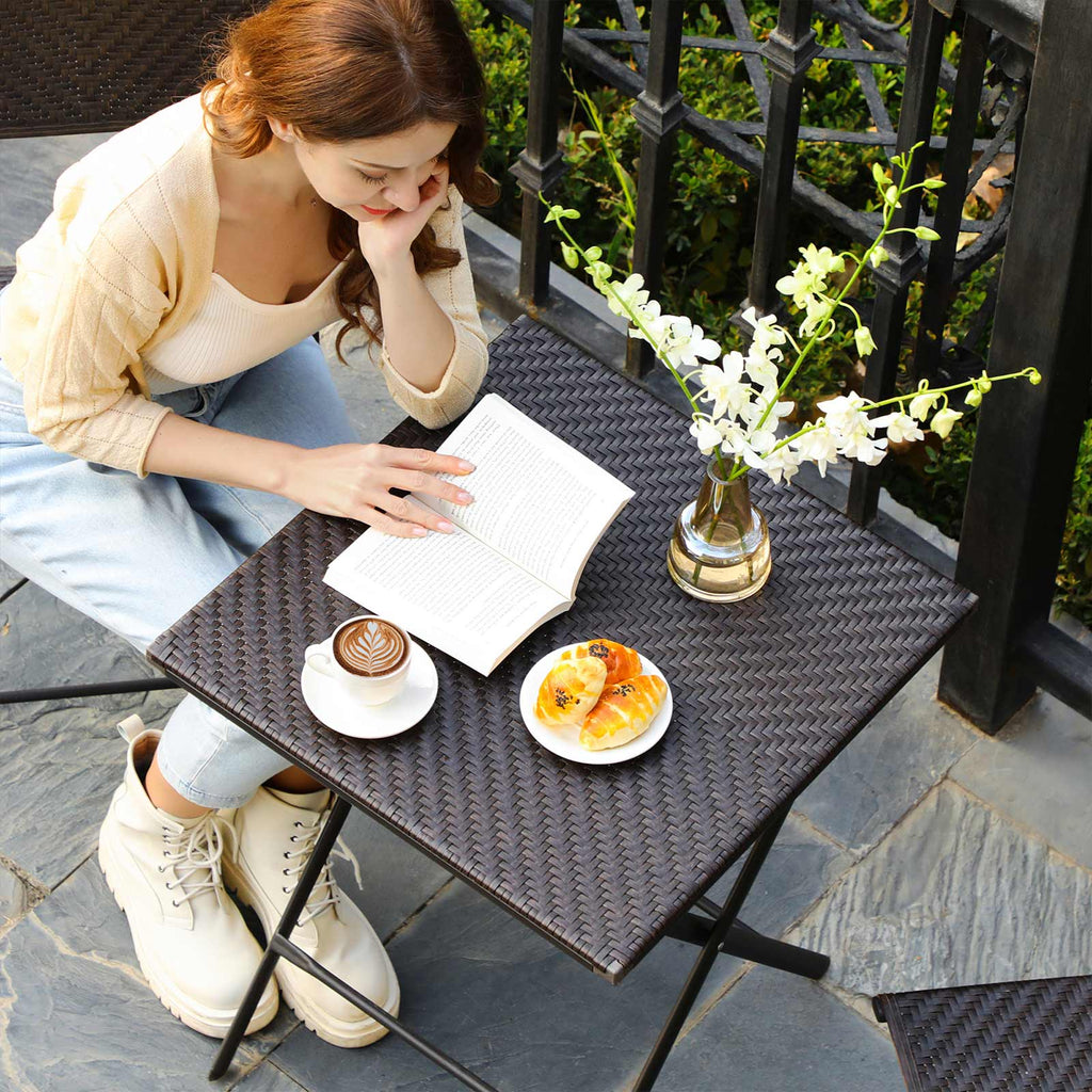 Garden furniture set - Coffee brown