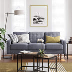 Sofa - 3 -seater living room bench - Updated - 182 x 80.5 x 84 cm - Gray