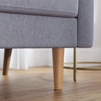 Sofa - 3 -seater living room bench - Updated - 182 x 80.5 x 84 cm - Gray