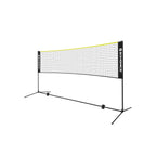 BadmintonNet - adjustable tennis network - Including standard and carrier bag - Yellow/Black