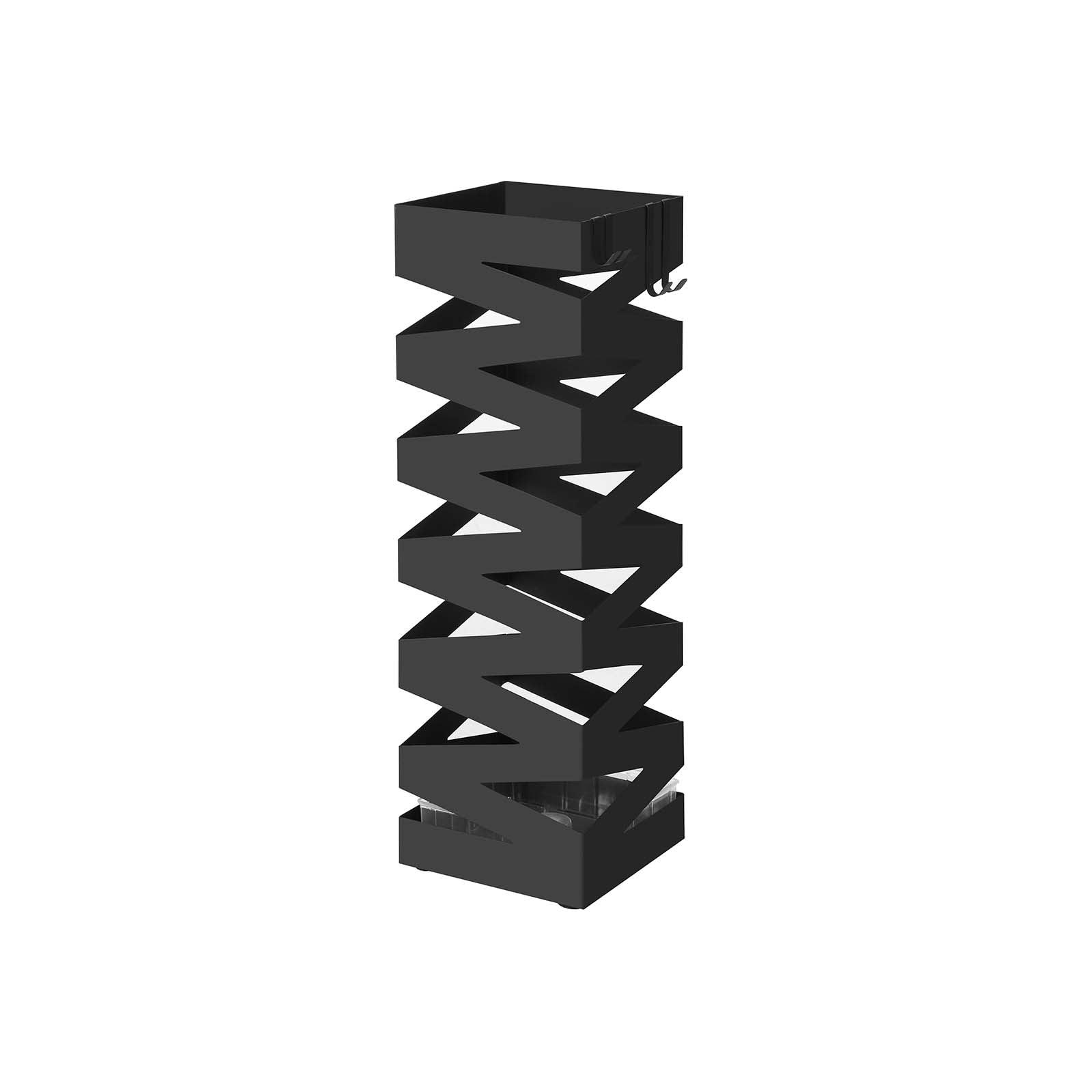 Umbrella holder - Square Design - With Water Collection - White