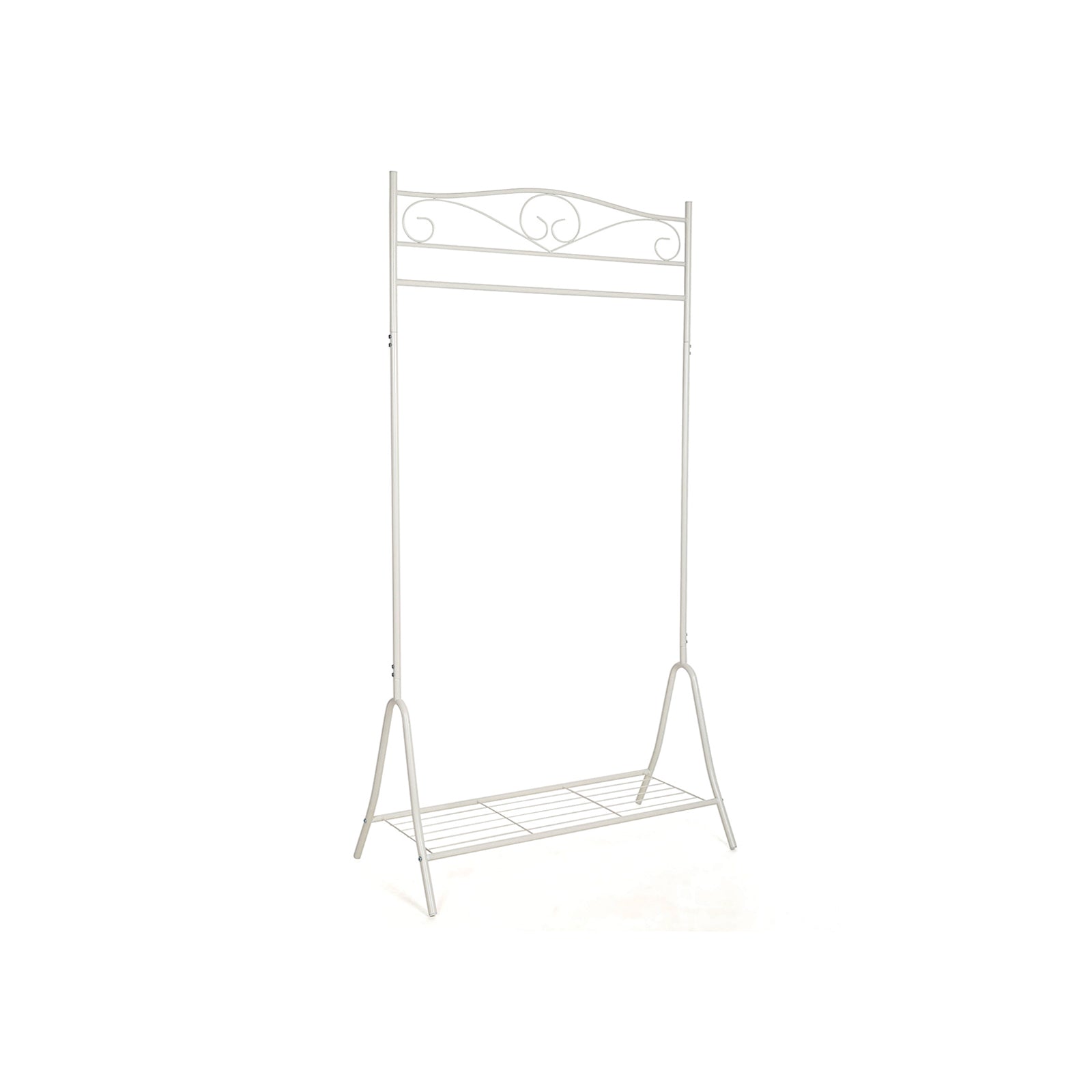 Coat rack - Clothing rack - With shoe rack - White