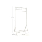 Coat rack - Clothing rack - With shoe rack - White