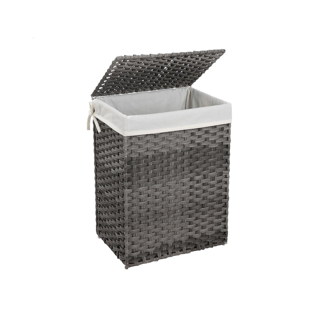 Laundry basket - Polyrotan - 90 L - Brown