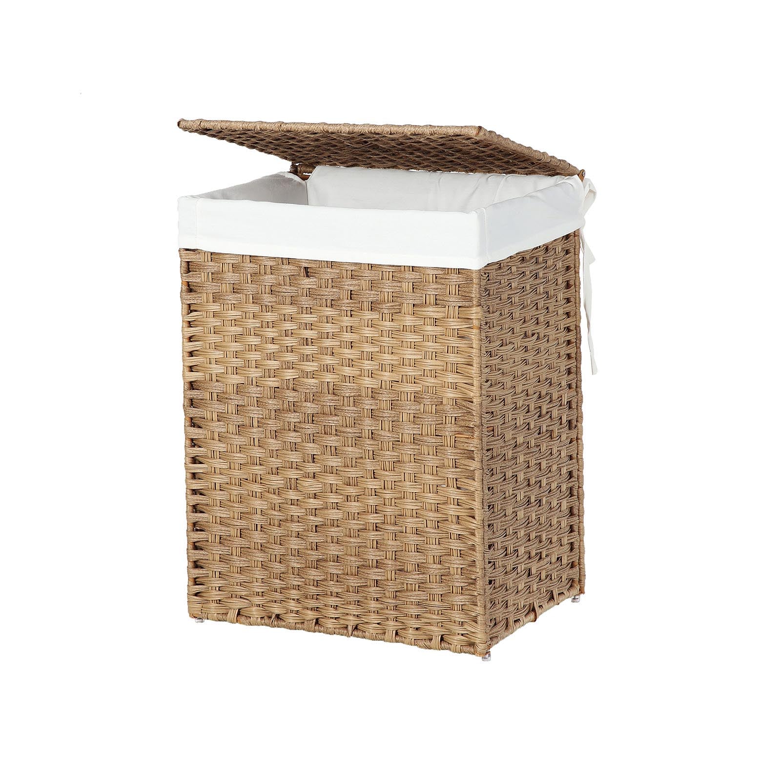 Laundry basket - Polyrotan - 90 L - Brown