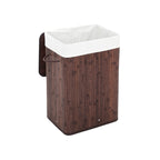 Laundry basket - Bamboo - 72 L - Brown