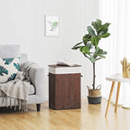 Laundry basket - Bamboo - 72 L - Brown
