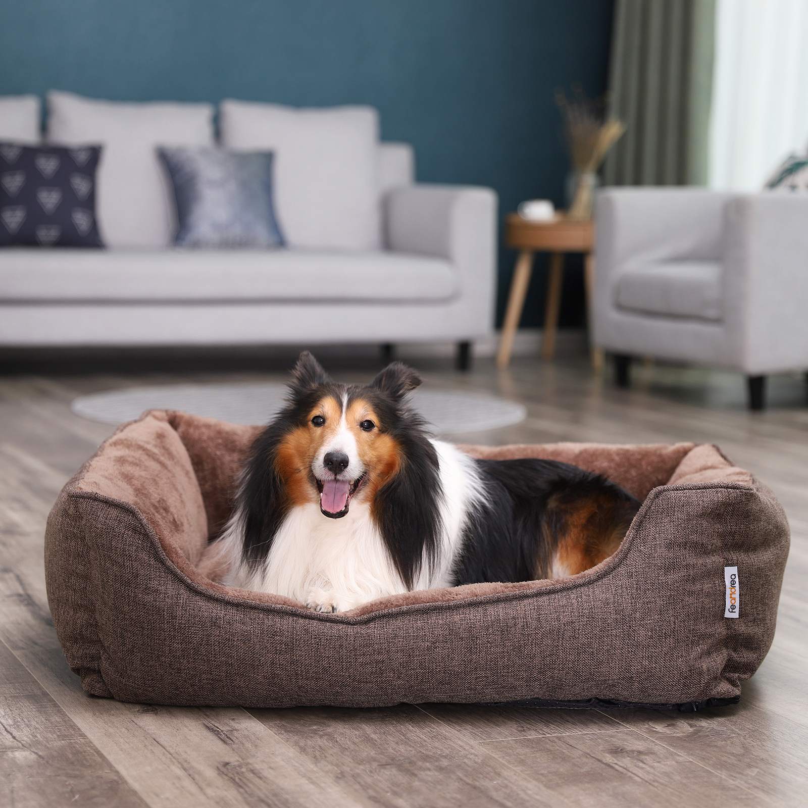 Dog basket - Washable - 110 cm - Brown