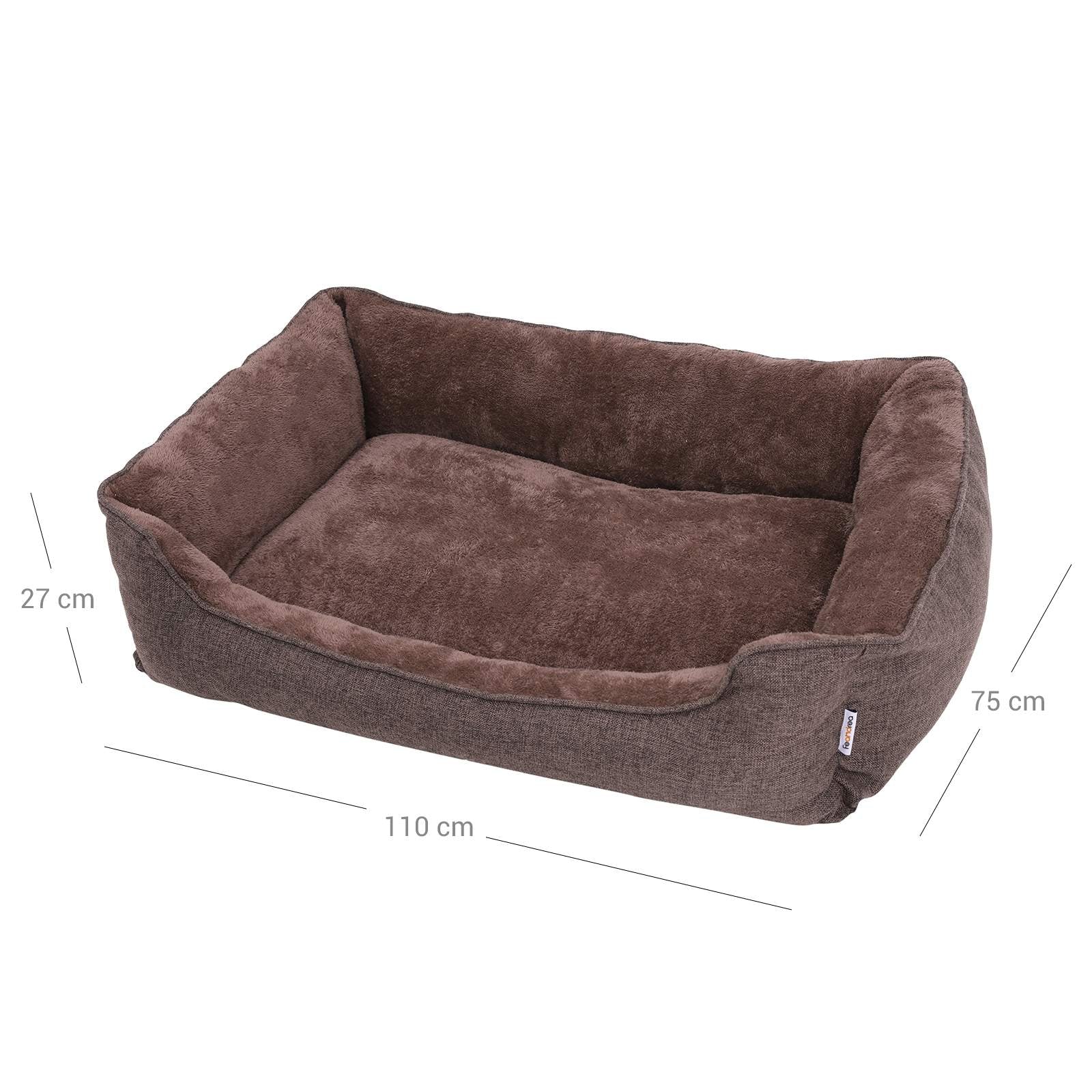 Dog basket - Washable - 110 cm - Brown