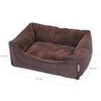 Dog bed - dog bed - 75 cm - brown