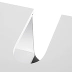 Sink undercase - with slat doors - 2 compartments - white